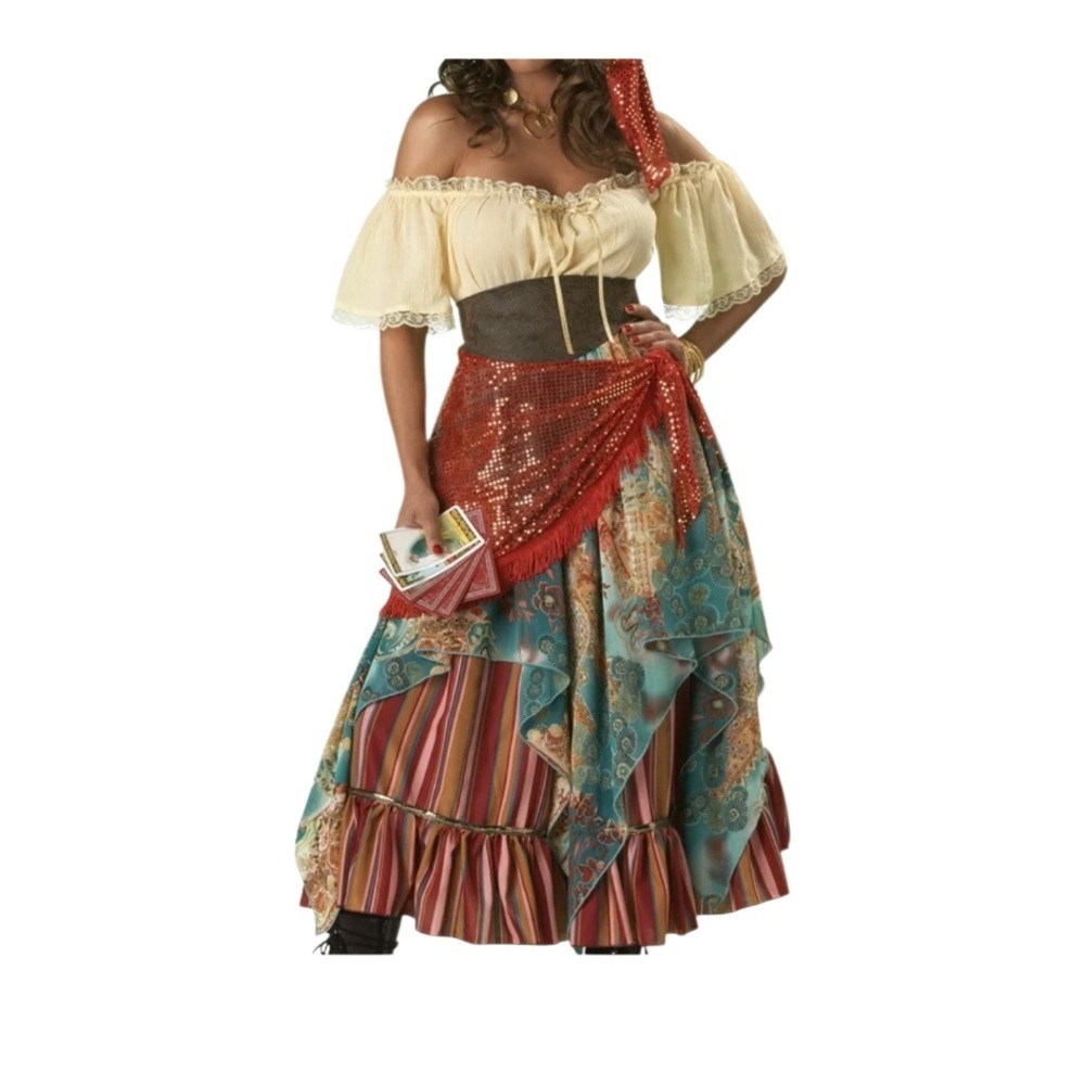 In Character Women's Fortune Teller Tarot Reader Halloween Costume 2XL